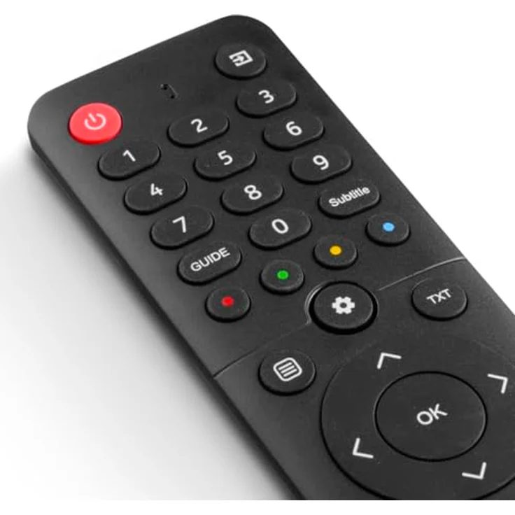 Hama 221067 Fernbedienung für Hisens Smart-TVs, IR Wireless mit Drucktasten, Schwarz – Bild 7