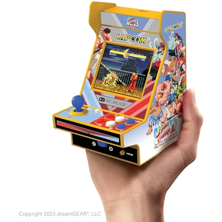 My Arcade Nano Player Street Fighter II, portable Konsole mit 2.4" Farbdisplay und 2 Spielen – Bild 7