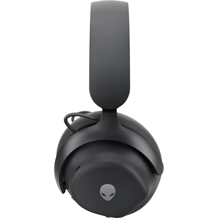 Alienware Pro Wireless Gaming-Headset - 50 mm Graphen-Treiber, KI-Geräuschunterdrückung, Hybrid ANC, bis zu 75 Stunden Akkulaufzeit, Dark Side of The Moon – Bild 4