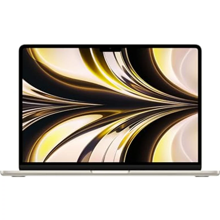 Apple MacBook Air Laptop mit M2 Chip: 13,6" Liquid Retina Display, 16 GB RAM, 256 GB SSD Speicher, beleuchtete Tastatur, 1080p FaceTime HD Kamera. Kompatibel mit iPhone/iPad; Polarstern – Bild 1