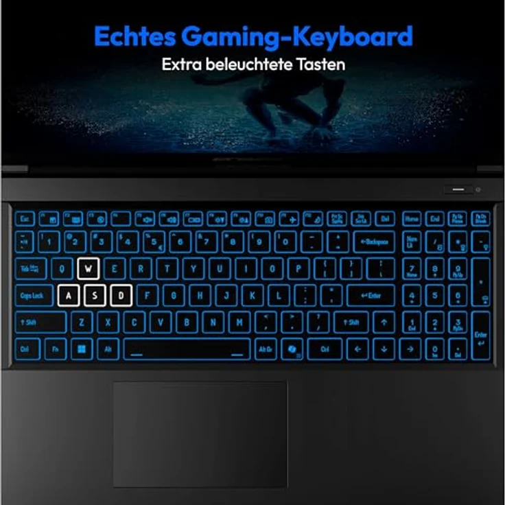 ERAZER Deputy P60i 39,6 cm (15,6" Zoll 144Hz) Full HD Gaming Laptop (Intel Core i7-13620H, 16GB DDR4 RAM, 1TB SSD, GeForce RTX 4060 8GB GDDR6, Win 11 Home) – Bild 3