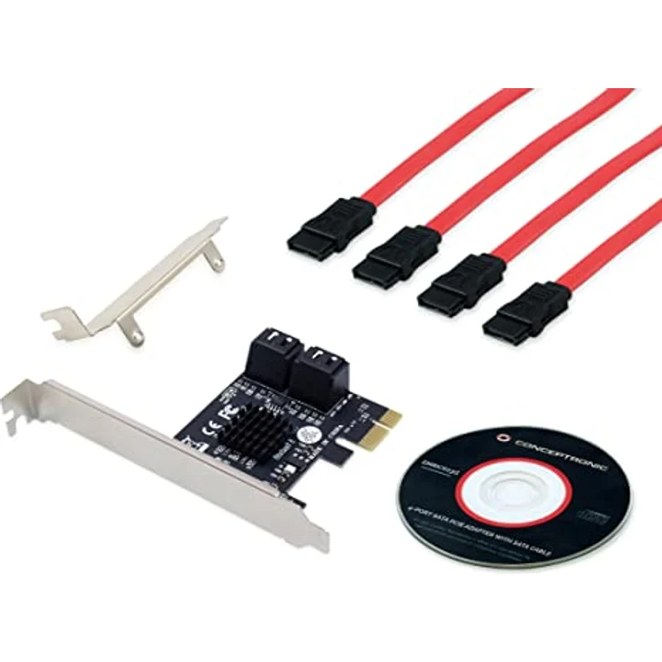 Conceptronic EMRICK03G/ PCI Express Card 4 Port SATA III PCIe Adapter – Bild 2