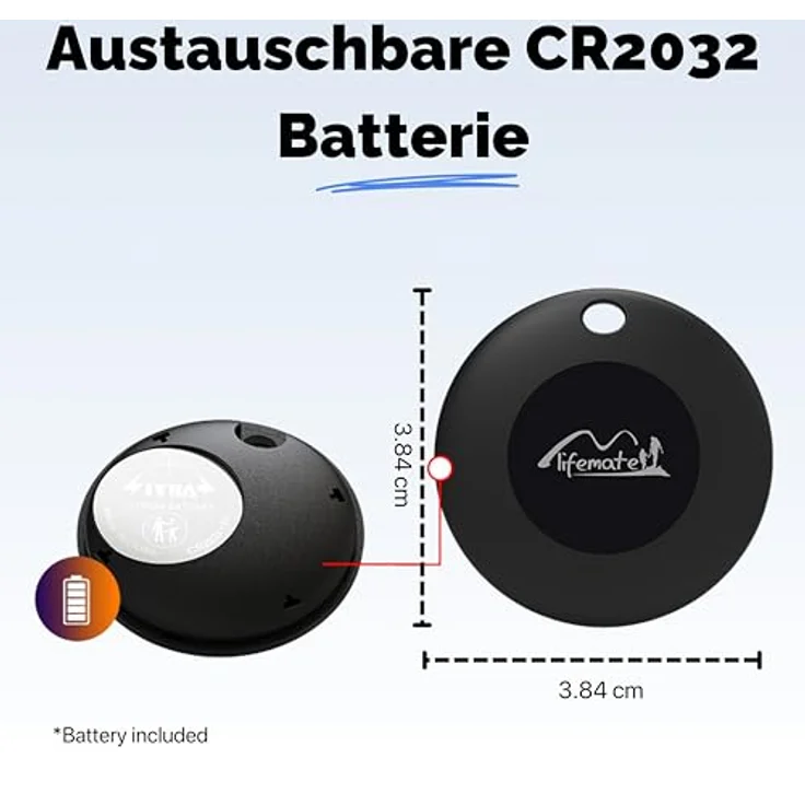Lifemate Life Tag Bluetooth-Tracker, 8er-Pack für Apple Find My, vielseitiger Schlüsselfinder mit Verlustmodus und Signalton – Bild 6