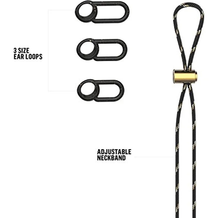 House of Marley Uprise In-Ear Kopfhörer, 8 Std. Akkulaufzeit, Schweiß- und Wetterfest (IPX5), anpassbare Passform, integrierte Steuerung & Mikrofon, verwicklungsfreies, umwebtes Kabel, brass – Bild 3