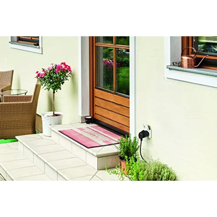 LEDVANCE Smarte Steckdose für Aussen mit ZigBee Technologie im kompakten Design,zur Einbindung konventioneller Geräte ins Smart Home,kompatibel mit Alexa & Google, SMART+ OUTDOOR COMPACT PLUG,1er-Pack – Bild 2