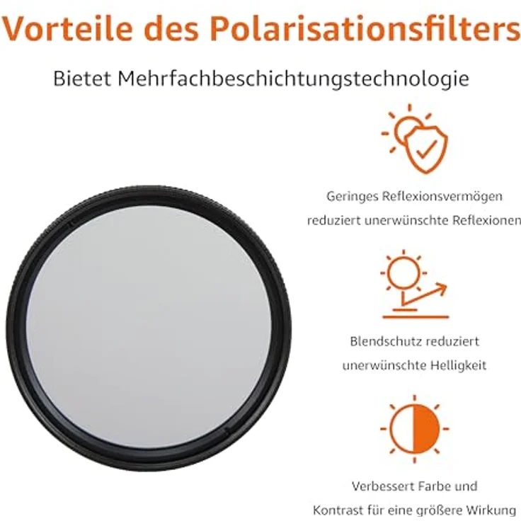 AmazonBasics Zirkularer Polarisationsfilter - 52mm – Bild 2