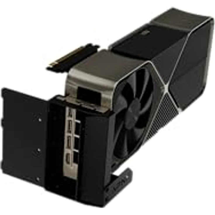 APNX V1 Vertikale GPU-Halterung mit Riser-Kabel PCIE 5.0, Schwarz - Kompatibel mit V1 Hülle, für optimierte Grafikkartenmontage – Bild 4