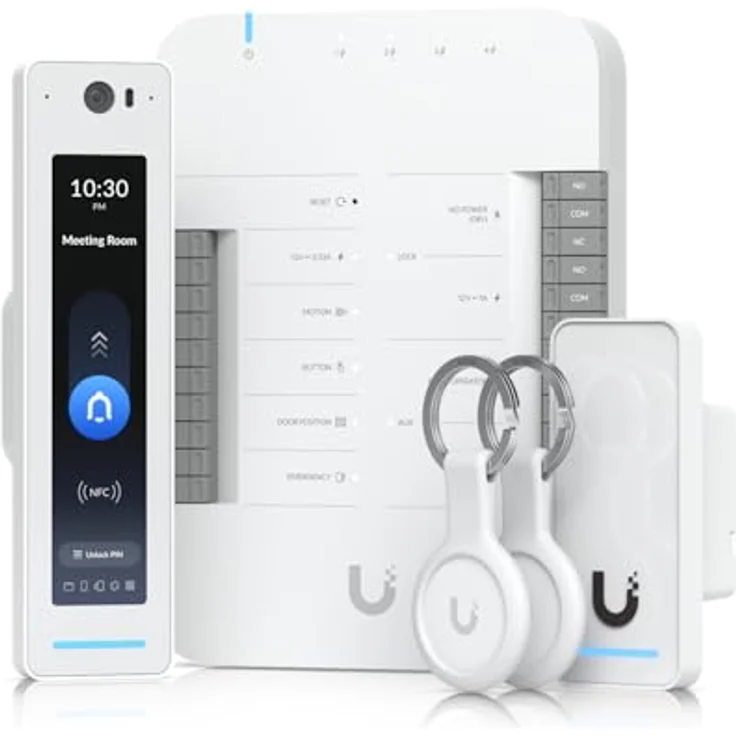 Ubiquiti G3 Starter Kit Pro - Zugangskontrollgerät mit 5 Ethernet-Anschlüssen, Grau, inkl. 10 Apple Touch Passes für 1 Jahr – Bild 1
