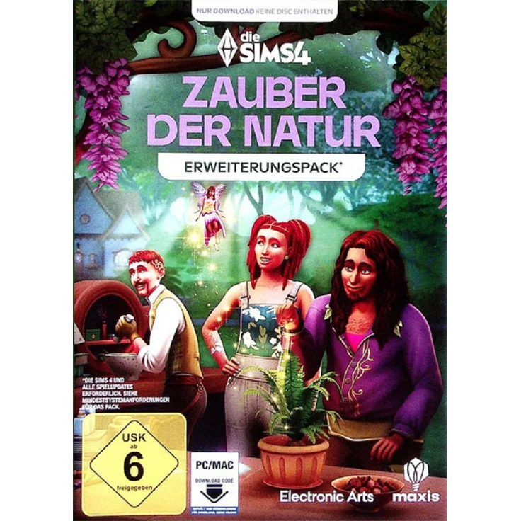 Electronic Arts Sims 4 - Zauber der Natur - Erweiterungspack für PC, Code in a Box, deutsche Version