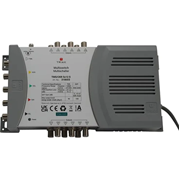 TRIAX TMS/CKR 5x12 S, 69041 - Preisvergleich