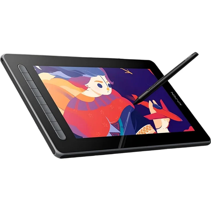 XP-Pen Artist 13 Gen 2 Grafiktablett, 13.3 Zoll Display mit 127% sRGB Farbraum, X3 Smart-Chip Stift, 8192 Druckempfindlichkeitsstufen, 8 Schnellzugriffstasten für 3D-Modelle und Zeichnungen