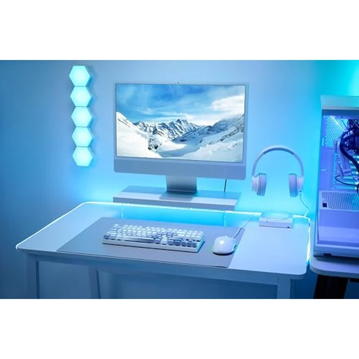 CHERRY XTRFY TAS MX 8.2 XAGA TKL Gaming-Tastatur, kabellos mit mechanischen CHERRY MX2A Red Switches und RGB-Hintergrundbeleuchtung, weiß – Bild 6