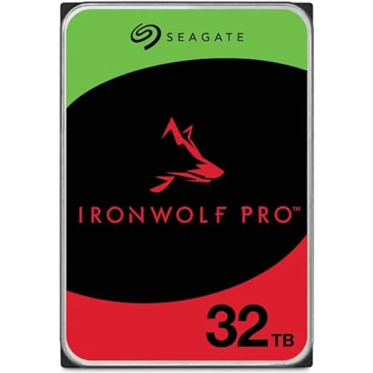 Seagate IronWolf Pro ST32000NT000, 32 TB HDD mit 7200 U/min, NAS SATA 512e, hohe Leistung für Unternehmens-NAS – Bild 1
