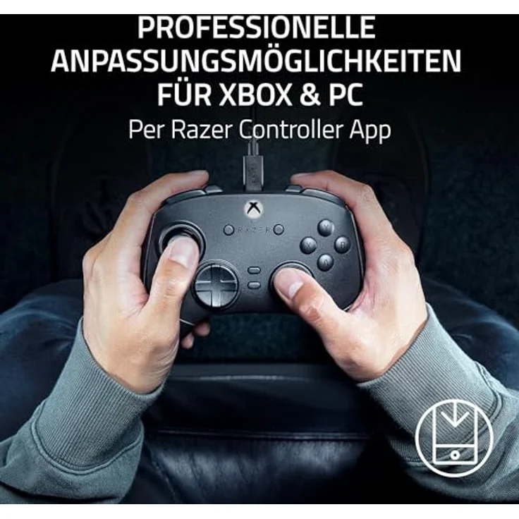 RAZER Gamepad Wolverine V3 Tourn, Professioneller E-Sport-Controller mit 4 Ergonomischen Back Paddles, Xbox & PC - Schwarz – Bild 8