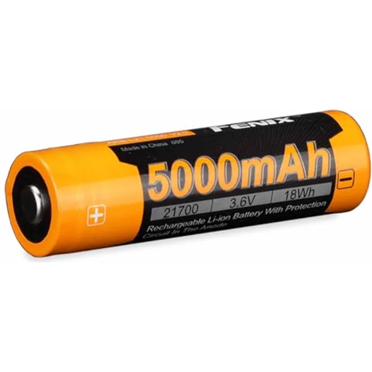 Fenix ARB-L21-5000 V2.0 Akku, 21700 Batterie mit 5000 mAh Kapazität und Schutzschaltung