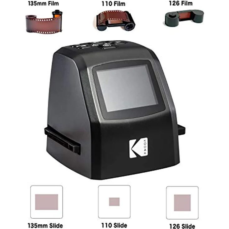 Kodak Mini Digital Film Scanner Filmscanner 14 Mio. Pixel Durchlichteinheit, Integriertes Display, Digitalisierung ohne PC (RODFD20) – Bild 10