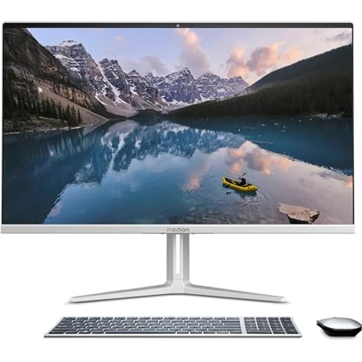MEDION E27419 68,5 cm (27 Zoll) Full HD All in One Desktop PC, Intel Core i7-13620H, 16GB RAM, 1TB SSD, WLAN, HDMI, kabellose Maus & Tastatur, Windows 11 Home – Bild 1
