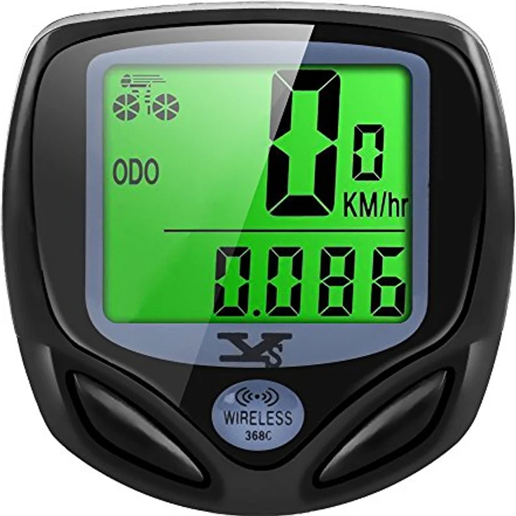 DINOKA Fahrradcomputer Digital, Kabelloser Wasserdichter Fahrradtacho mit Automatischem Aufwachen und LCD-Hintergrundbeleuchtung – Bild 1