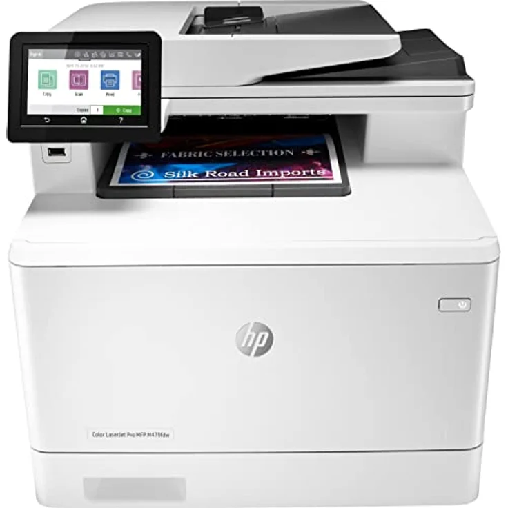 HP Color LaserJet Pro M479fdw Multifunktions-Farblaserdrucker 4-in-1 (Drucker, Scanner, Kopierer, Fax, WLAN, LAN, Duplex, Airprint, 27 Seiten/Min) weiß - Preisvergleich – Bild 1