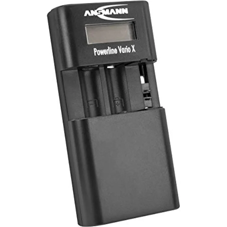 ANSMANN Universal-Ladegerät für Li-ion, Li-Po Akkupacks & AA, AAA NiMH Akkus mit automatischer Abschaltung und Verpolschutz - Powerline Vario X – Bild 2