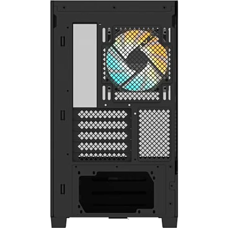GIGABYTE C201 Panoramic PC-Gehäuse, Mid-Tower, m-ATX, Unterstützung für 360-mm-Radiator, 3 ARGB-Lüfter, USB 3.0, gehärtetes Glas – Bild 5