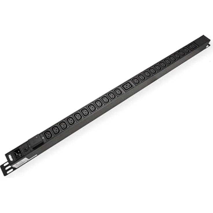 ATEN Basic PDU Series PE0224SG, 24 Ausgänge, Überspannungsschutz, Aluminiumgehäuse, schwarz – Bild 2