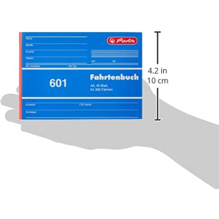 Herlitz 601 Fahrtenbuch A6 quer – Bild 6