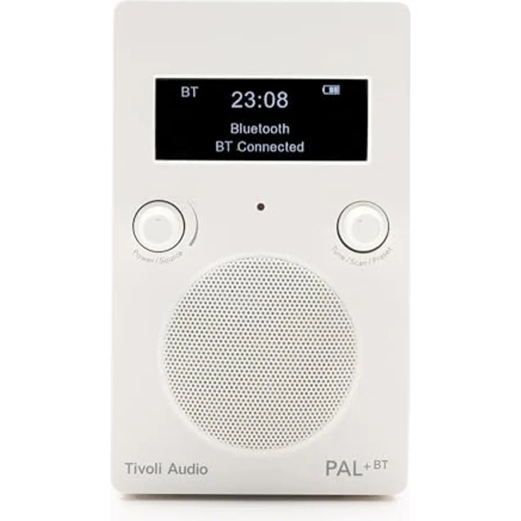 Tivoli Audio PAL+ BT (Gen 3), Tragbares FM-Radio mit Bluetooth 5.0 und USB-C, weiß – Bild 2