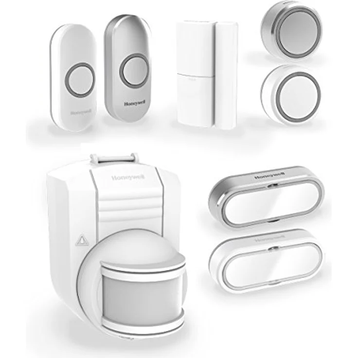 Honeywell Home 6-Klang Gong, Türklingel, mit LED-Blitzlicht und Lautstärkeregelung, weiß, DW313S – Bild 5