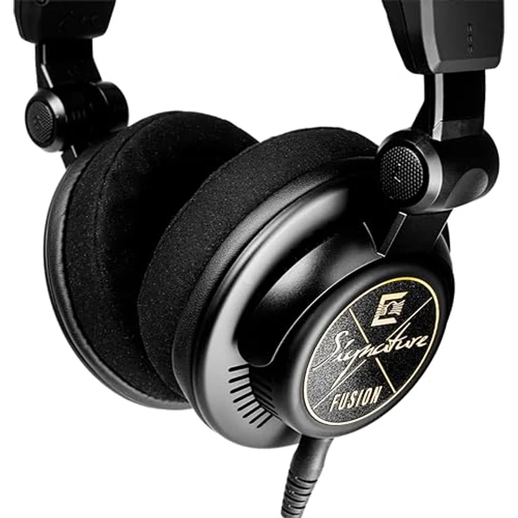 Ultrasone Signature Fusion OB, Halboffene Kopfhörer mit S-Logic3 Technologie und Graphene-GSS-Membranen, Kabelgebunden, Schwarz – Bild 2