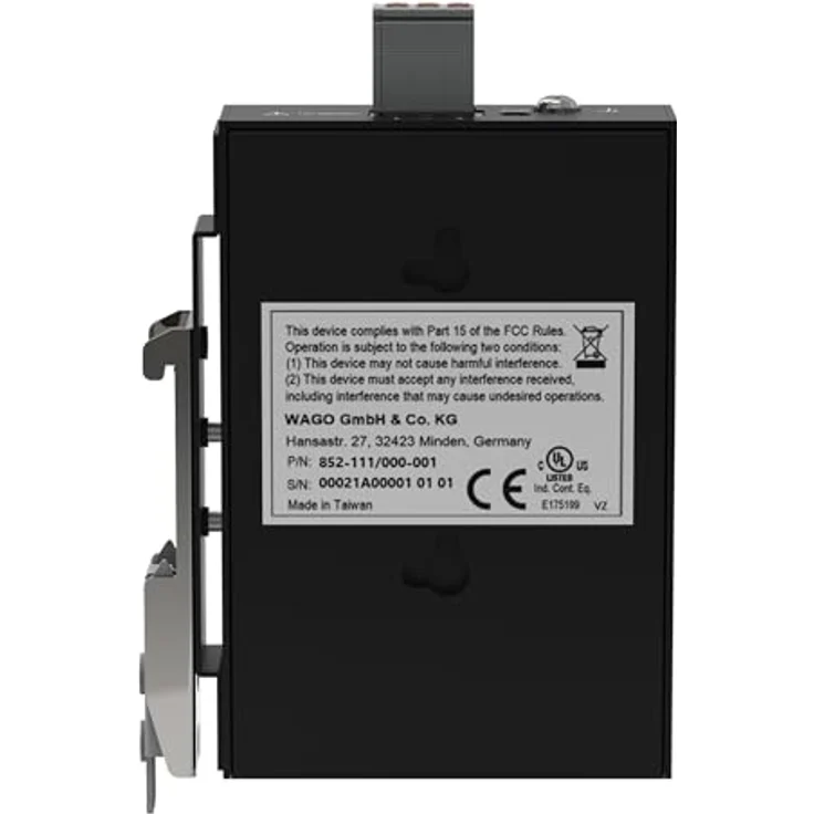 Wago Industrial-ECO-Switch (5 Ports), Netzwerk Switch, schwarz – Bild 2