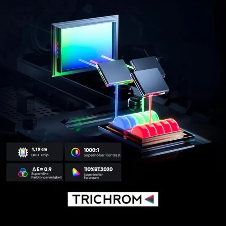 Hisense M2SE PRO Smart Mini Projektor 4K, kompakt und energieeffizient mit integrierten Smart-Funktionen – Bild 6