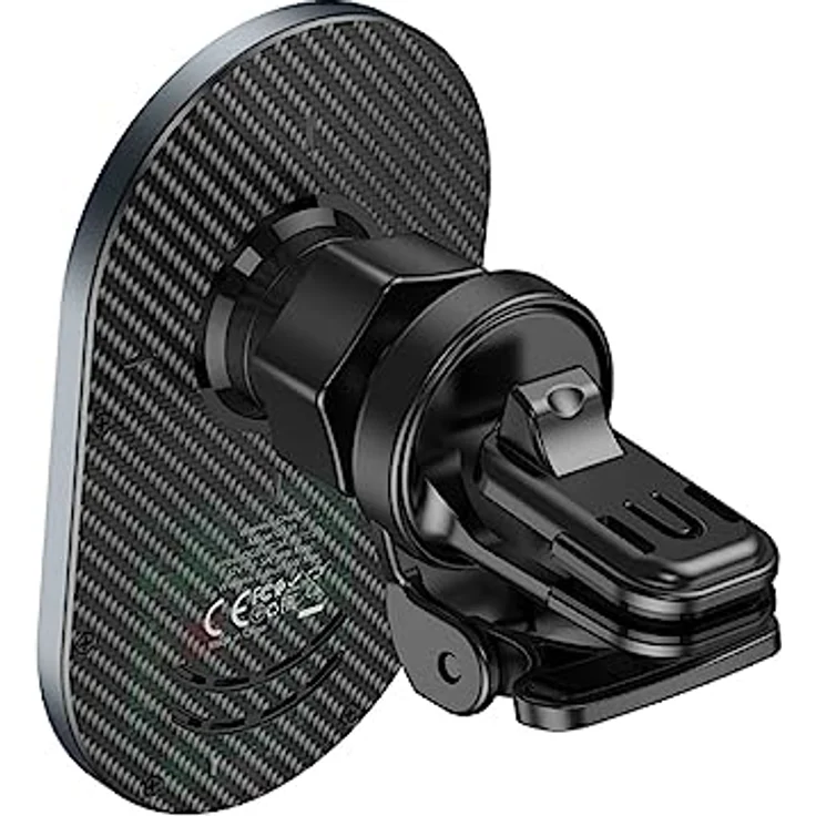 Hoco CA91 Magnetische Autohalterung für Smartphones, bis zu 15 W, Schwarz – Bild 3