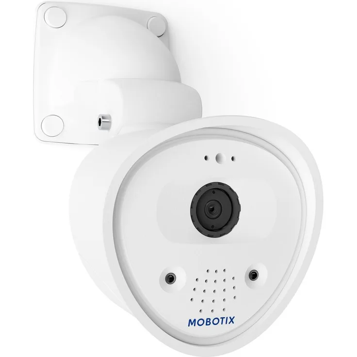 Mobotix Box-Netzwerkkamera (3840 x 2160 Pixels), 4K IP-Kamera mit Nachtsicht, IP66, weiss