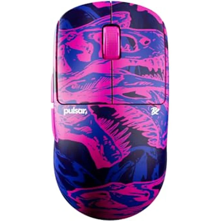 Pulsar Gaming Gears X2 Crazylight Mini Wireless Gaming Maus, ultra leicht 35g, 32K DPI, symmetrische Form, optischer Schalter, 8K Dongle enthalten, PRX ED – Bild 1
