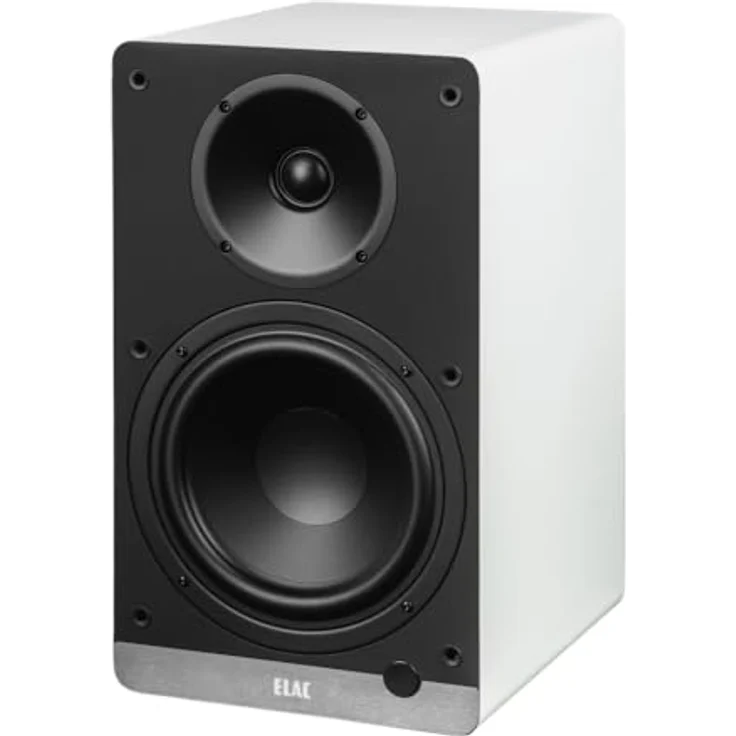 ELAC DCB61, Kompakt Lautsprecher Debut ConneX, aktiv/passiv, HDMI, USB, Phono & Bluetooth, exzellenter Klang, Weiß – Bild 3