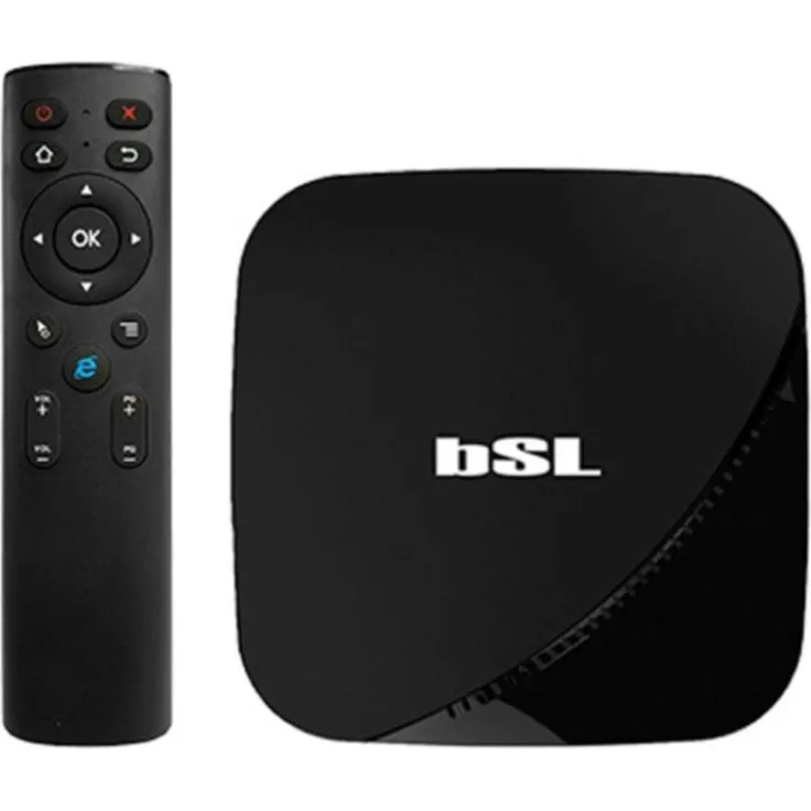 BSL TV Player ABSL-432, Quad-Core Streaming Box mit 4 GB RAM, 32 GB Speicher und 4K Ultra HD, Schwarz