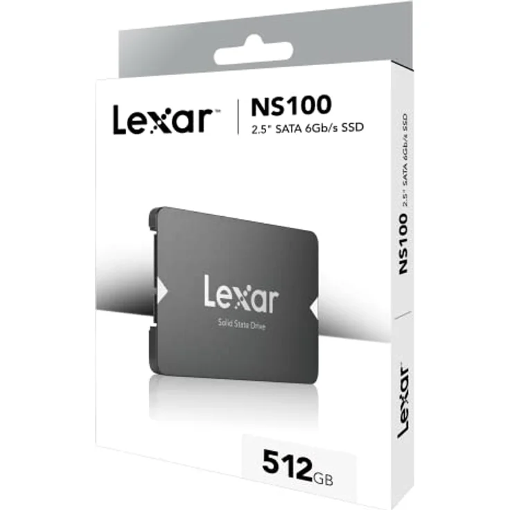 Lexar NS100 - Solid-State-Disk - 512 GB - intern - 2.5 Zoll (6.4 cm) - SATA 6Gb/s (LNS100-512RB) – Bild 9