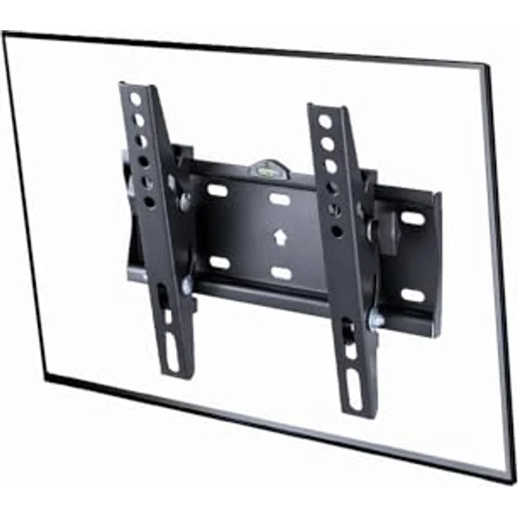 Gembird WM-42T-02 TV-Halterung für 23''-42'' LCD-Fernseher, neigbar bis 24°, maximale Tragfähigkeit 30 kg, Schwarz – Bild 2