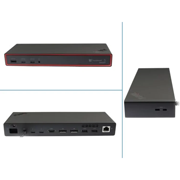 Lenovo ThinkPad Thunderbolt 5 Smart Dock 265W, USB4-kompatible Laptop-Dockingstation mit universeller Betriebssystem-Unterstützung, Modell 2025 – Bild 3