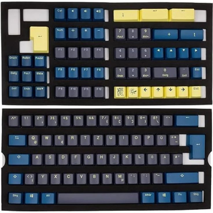 Ducky PBT Double-Shot Keycap Set Daybreak - DE Layout, Tastaturzubehör in hochwertiger Qualität – Bild 2