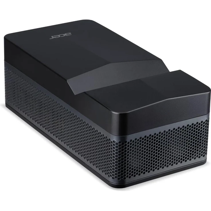 Acer PD1520Us, DLP LED Ultrakurzdistanzbeamer mit 500 ANSI Lumen (Full HD, 500 lm), Silber-Weiss, kabelloses Streaming und Autofokus