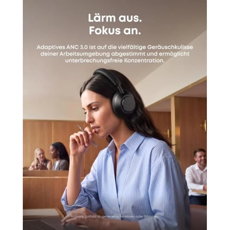 Anker Soundcore Space 2 Pro, Over-Ear Kopfhörer mit Crystal Clear Call, Adaptive Deep ANC und 60 Stunden Akkulaufzeit – Bild 5
