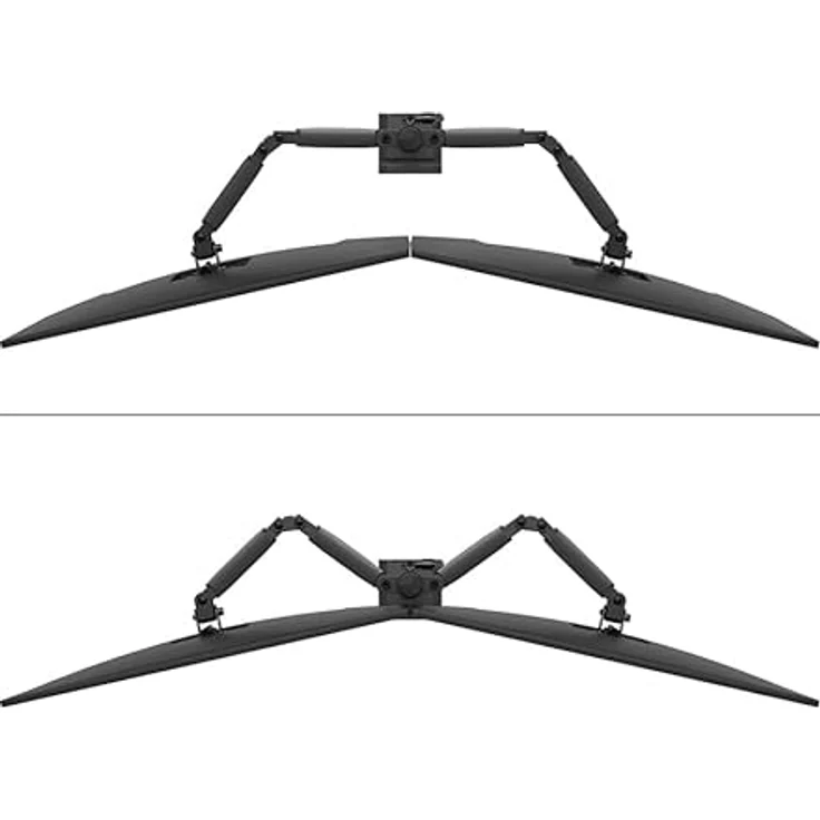 Neomounts DS60-600BL2 Nero, 2-armiger Monitorarm für 10"-32" Bildschirme, schwarz, max. 8 kg, vollbeweglich mit Höhenverstellung und Kabelmanagement – Bild 10