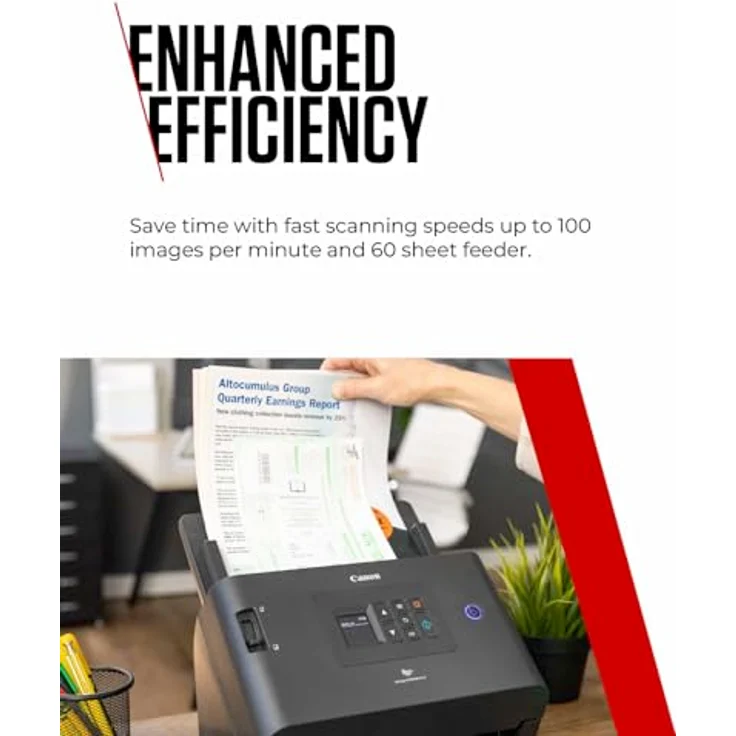 Canon imageFORMULA DR-S250N Scanner mit Vorlageneinzug 600 x 600 DPI A4 Schwarz, Qualität/Haltbarkeit, Langlebigkeit, Robustheit, Flexible Gestaltung – Bild 5