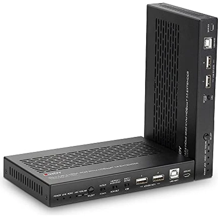 LINDY 100m Cat.6 HDMI 4K60 HDBaseT 3.0 KVM Extender – Bild 1