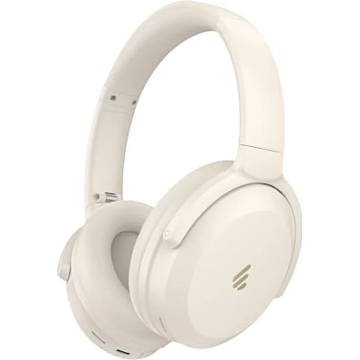 Edifier WH700NB Pro Kabellose Over-Ear Kopfhörer mit -43dB Aktiver Geräuschunterdrückung, Hi-Res Audio, AAC, Bluetooth V5.4, Multi-Point-Verbindung, AI-Klare Anrufe, Schnellladung, Faltbar - Elfenbein – Bild 1