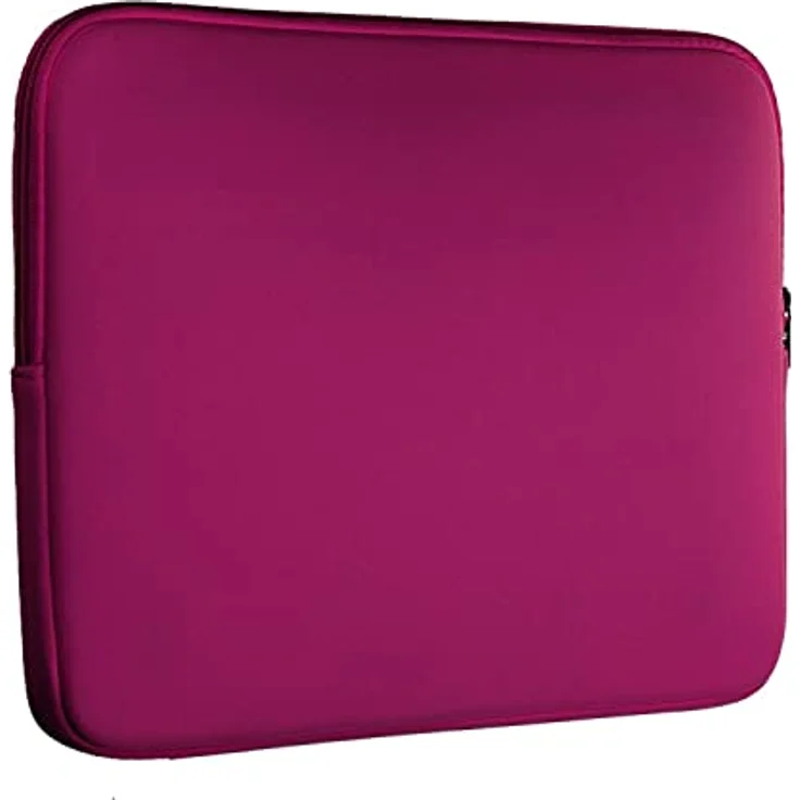 König Design Laptoptasche 13 Zoll, stoßfeste Notebook Hülle aus Polyester, Weinrot – Bild 2