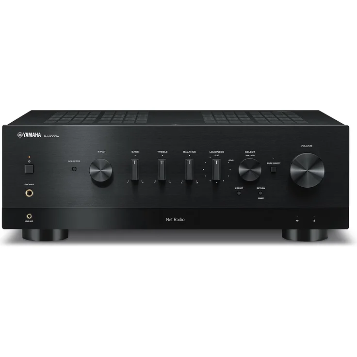 Yamaha R-N1000A Schwarz, Netzwerk Hifi-Receiver