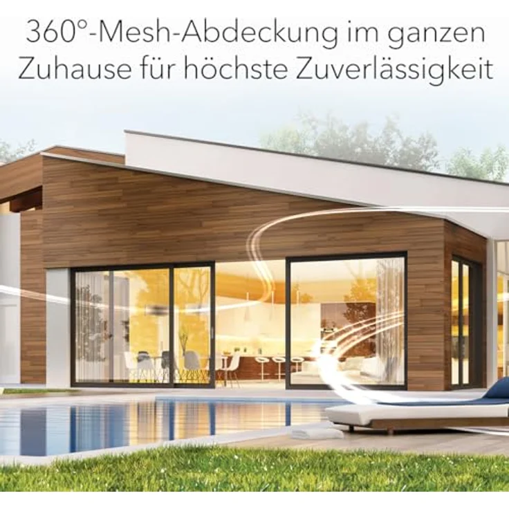 Netgear Orbi 770 Serie Quad-Band WiFi 7 Mesh-Netzwerksystem (RBE772) Router mit 1 Satelliten-Repeater, bis zu 360 m² Abdeckung, 100 Geräten, 2,5-Gig-Internetanschluss (11 GBit/s) – Bild 3